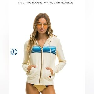 Aviator Nation five stripe hoodie